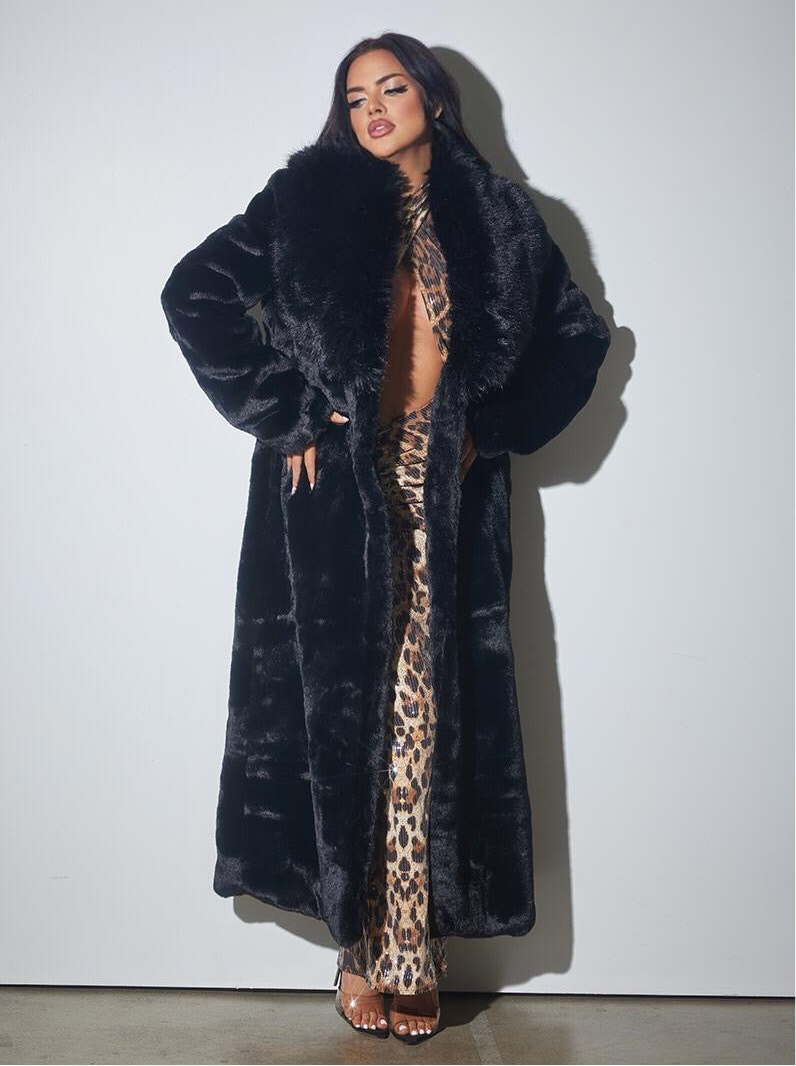 WINTER BABE FAUX COAT