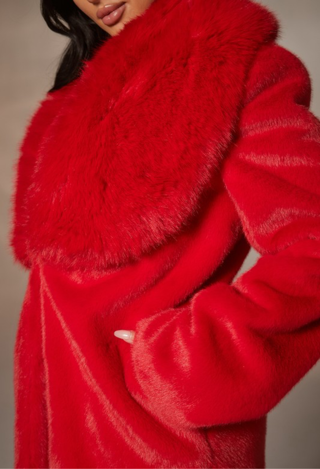 WINTER BABE FAUX COAT