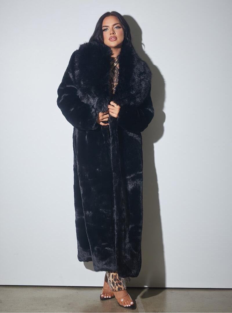 WINTER BABE FAUX COAT