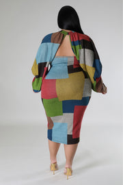 MULTI CURVY DRESS