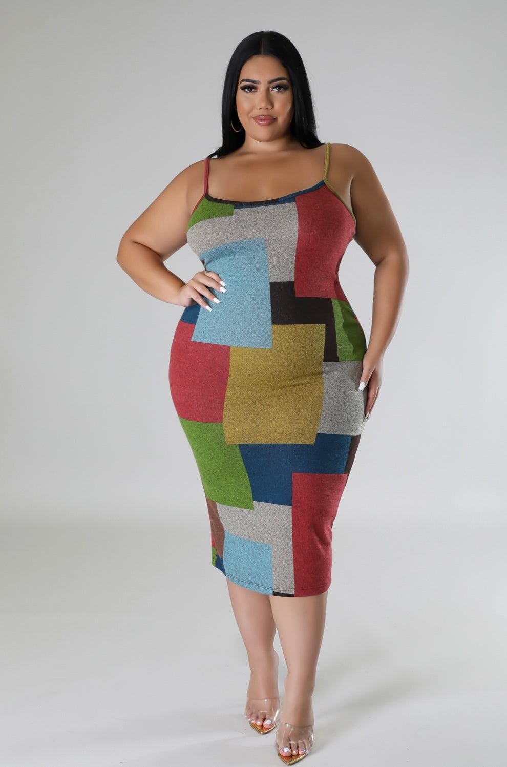 MULTI CURVY DRESS