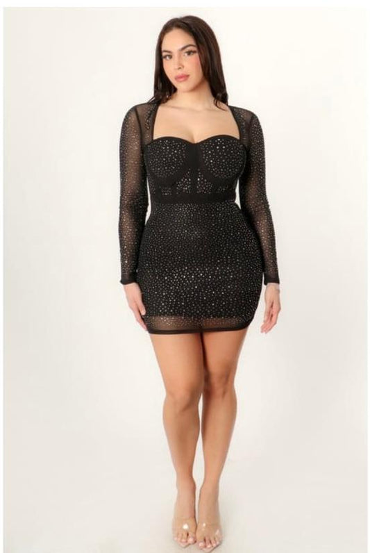 SHOW UP MINI DRESS