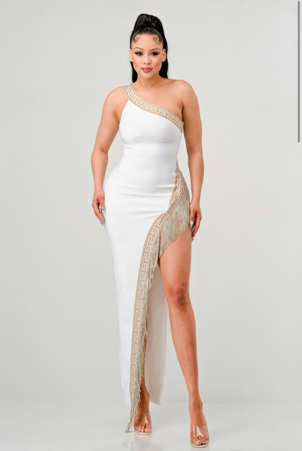 ANGEL EYES BANDAGE MAX DRESS