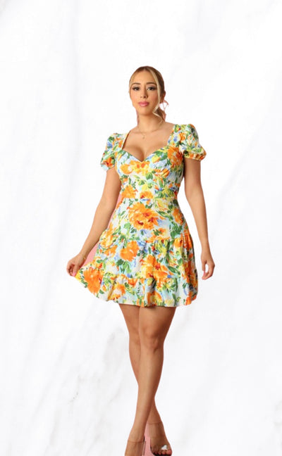 FLORAL CHIC DRESS