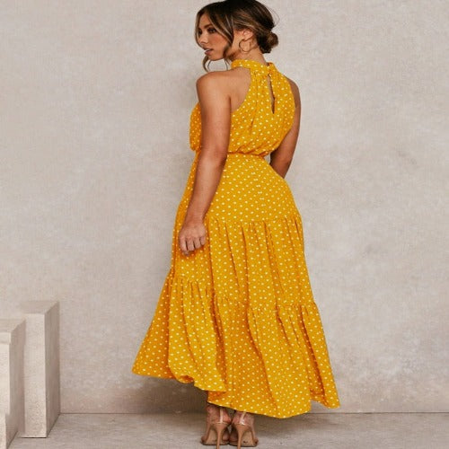 yellow polka dot dress, cheap clothes online, dress websites