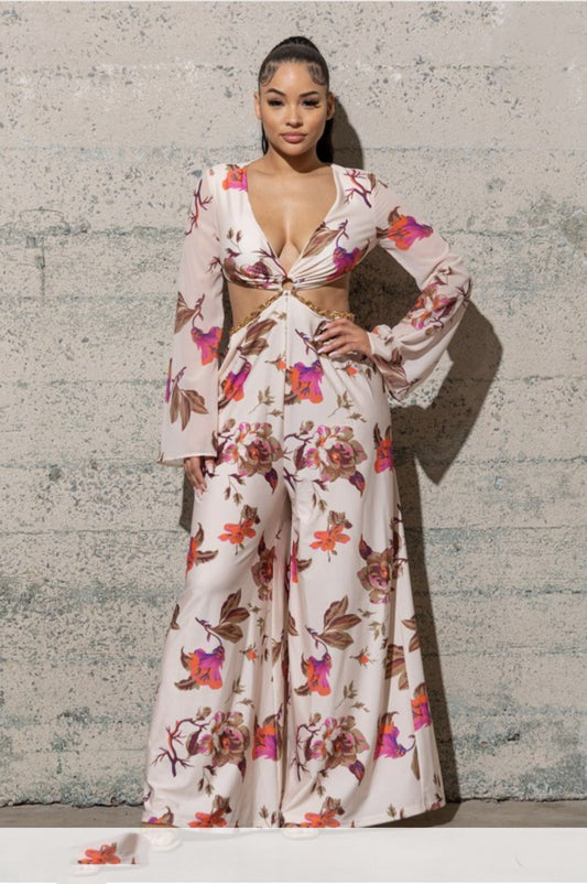 FLORAL V PRINT