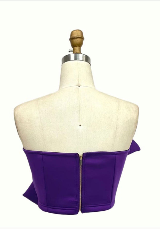 RIBBON STRAPLESS TOP