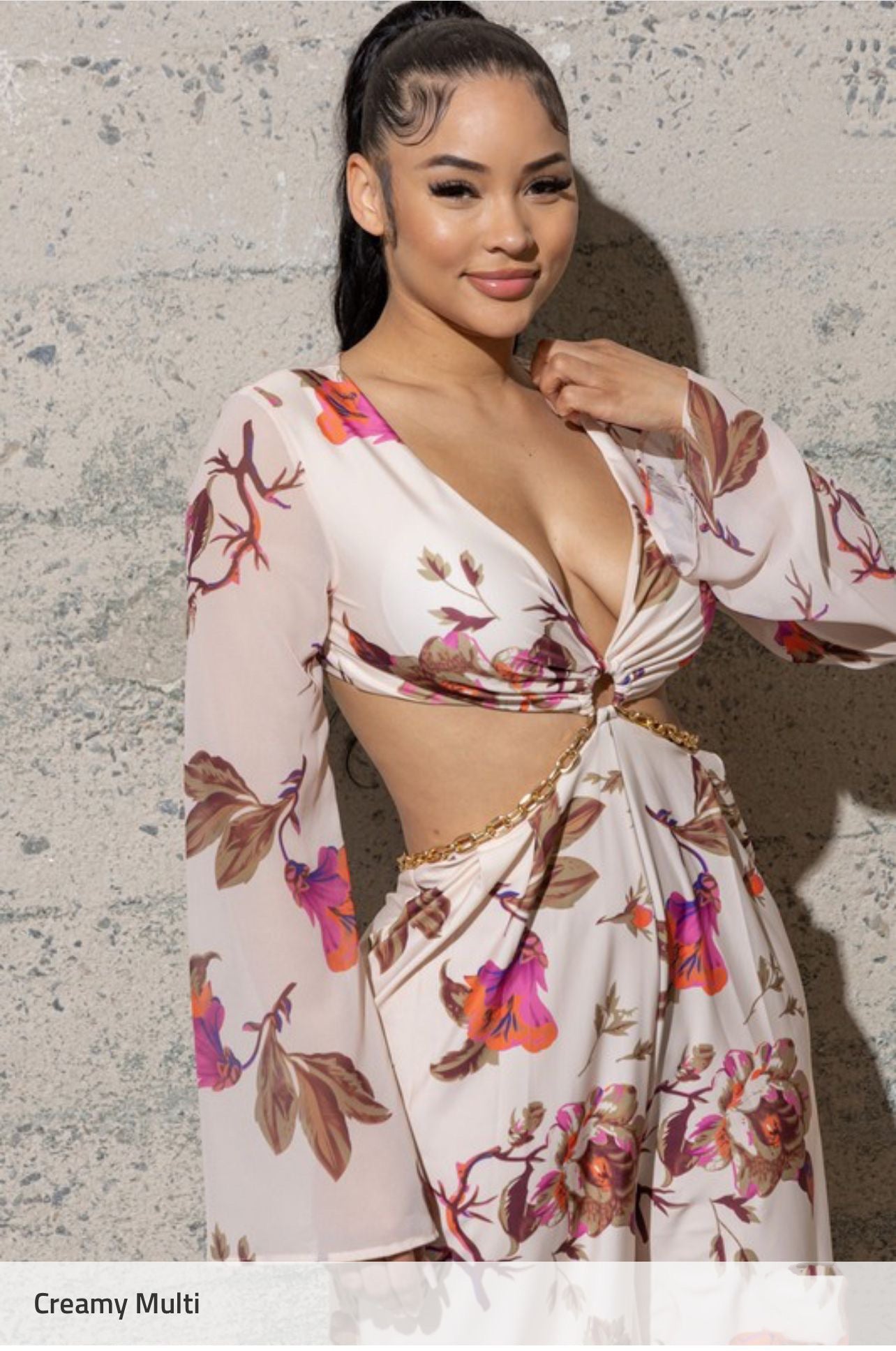 FLORAL V PRINT