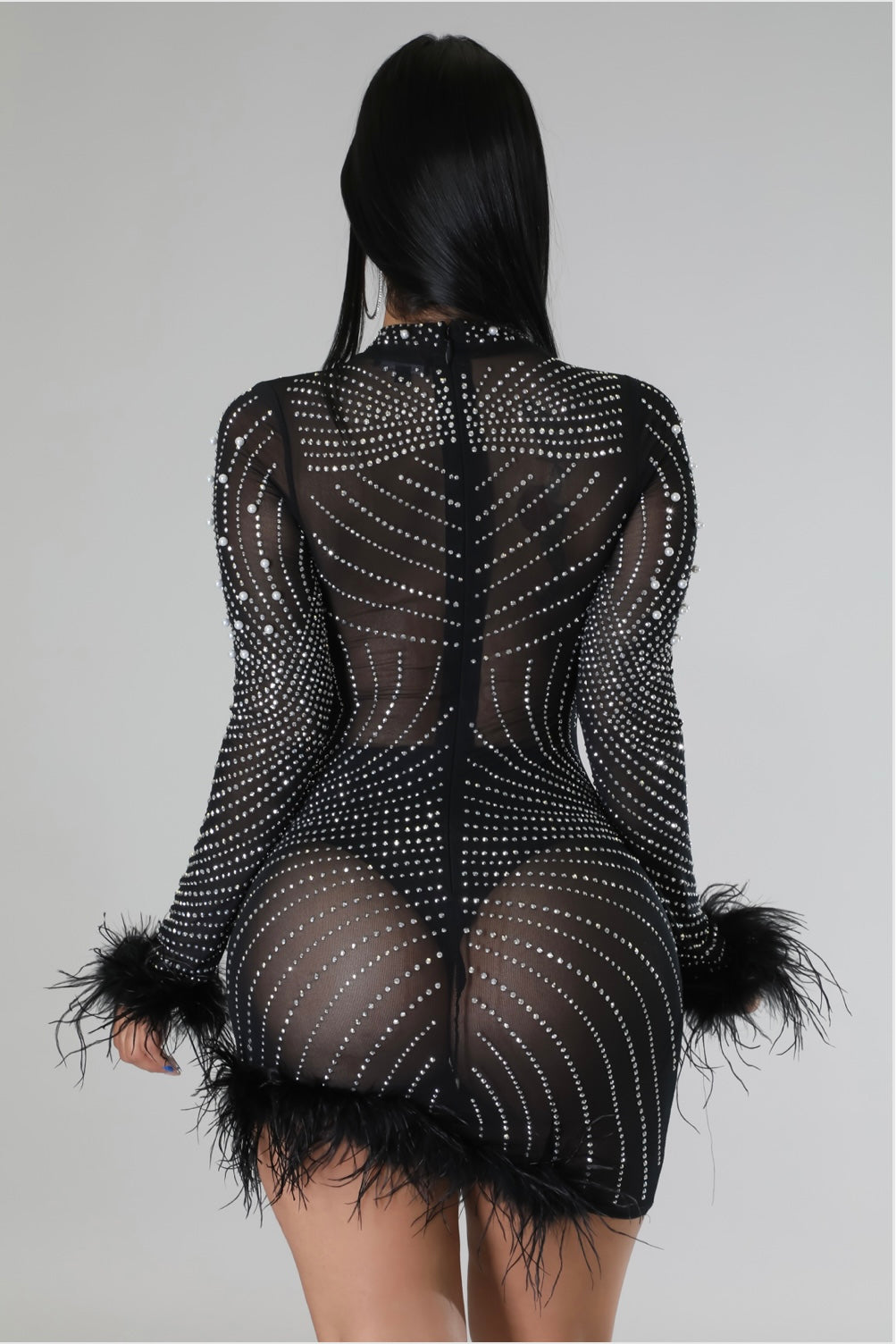 SEDUCTIVE MESH DRESS